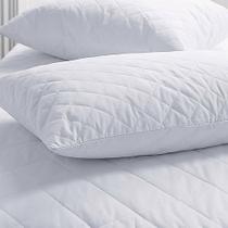 Travesseiro Matelado Antialergico Antibacteriano 50x70x16cm Branco Barato Confortável