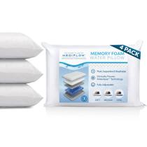 Travesseiro Mediflow de Espuma Viscoelástica com Base de Água Ajustável - Kit com 4 Unidades Travesseiro Mediflow de Espuma Viscoelástica com Base de Água Ajustável - Kit com 4 Unidades
