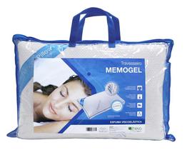 Travesseiro Memogel Pillow 0.50x0.70m - Viscoelástico - Branco - THEVA