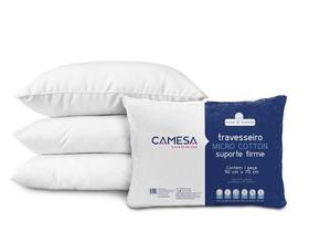 Travesseiro micro cotton 50x70 sup medio a vacuo sortido