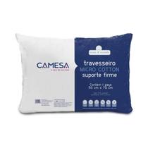 Travesseiro Micro Cotton Suporte Firme Lavável em Máquina 50x70