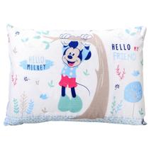 Travesseiro Minasrey Algodão Bebe Menino Mickey Disney Azul