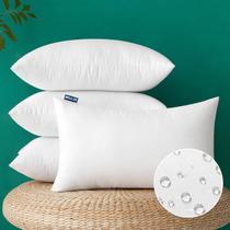 Travesseiro MIULEE 30x51 cm Impermeável para Área Externa Pacote com 4 Travesseiro MIULEE 30x51 cm Impermeável para Área Externa Pacote com 4