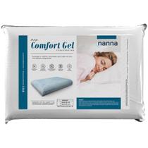 Travesseiro Nanna Comfort Gel 50x70x11cm Gel Respirável Macio Travesseiro Nanna Comfort Gel 50x70x11cm Gel Respirável Macio