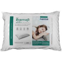 Travesseiro Nanna Hyper Soft Ajustável 50x70cm Percal 180 Fios Antialérgico