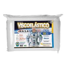 Travesseiro Nasa 15cm MarcBrayn Viscoelástico com Capa Zíper