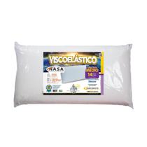 Travesseiro Nasa 50x90 MarcBrayn King Viscoelástico com Capa Zíper Travesseiro Nasa 50x90 MarcBrayn King Viscoelástico com Capa Zíper