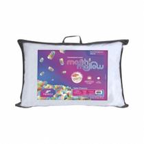 Travesseiro Nasa Alto Marshmallow para Fronhas 50x70 Cm, Revestimento 100% Poliéster, Branco, Fibrasca