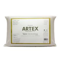 Travesseiro Nasa Antiácaro Viscoelástico Alto ARTEX - Standard - Branco Travesseiro Nasa Antiácaro Viscoelástico Alto ARTEX - Standard - Branco