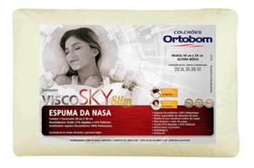 Travesseiro Nasa Antialérgico Visco Sky Slim 01 Peça Ortobom - Barros Baby Store
