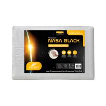 Travesseiro Nasa Black Luna Viscoelástico Macio Fibrasca Branco 40x60cm Travesseiro Nasa Black Luna Viscoelástico Macio Fibrasca Branco 40x60cm