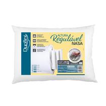 Travesseiro NASA Duoflex Altura Ajustável 10-20cm Capa Algodão 50x70 Travesseiro NASA Duoflex Altura Ajustável 10-20cm Capa Algodão 50x70