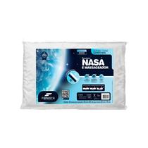 Travesseiro Nasa E Massageador Viscoelástico Altura Baixa 11cm Fibrasca Tradicional 60cm X 40cm Cor Branco Travesseiro Nasa E Massageador Viscoelástico Altura Baixa 11cm Fibrasca Tradicional 60cm X 40cm Cor Branco