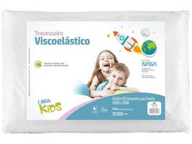 Travesseiro NASA Kids Fibrasca Infantil 50 x 70 Antiácaros Z5101 Branco Travesseiro NASA Kids Fibrasca Infantil 50 x 70 Antiácaros Z5101 Branco