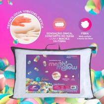 Travesseiro Nasa Marshmallow Fibrasca - Conforto da Espuma Viscoelástica - Maciez da Fibra Siliconada Travesseiro Nasa Marshmallow Fibrasca - Conforto da Espuma Viscoelástica - Maciez da Fibra Siliconada