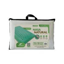 Travesseiro Nasa Natural Alto 15cm Fibrasca Capa Algodão Branco Travesseiro Nasa Natural Alto 15cm Fibrasca Capa Algodão Branco