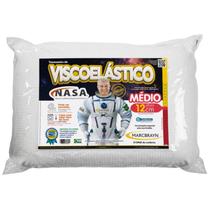 Travesseiro Nasa Original 12cm Macio Viscoelástico Hipoalergênico Baixo Travesseiro Nasa Original 12cm Macio Viscoelástico Hipoalergênico Baixo