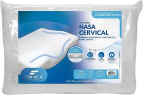 Travesseiro Nasa Ortopédico Cervical 54X39X11cm - Fibrasca