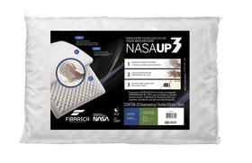 Travesseiro Nasa UP 3 Viscoelástico Massageador Dupla Face Fibrasca Branco Travesseiro Nasa UP 3 Viscoelástico Massageador Dupla Face Fibrasca Branco