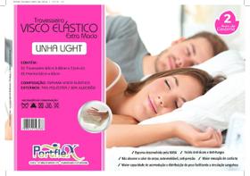 Travesseiro nasa visco elástico médio linha light