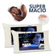 Travesseiro Nasa Viscoelástico Soft Alto Confortável - Brasoft Travesseiro Nasa Viscoelástico Soft Alto Confortável - Brasoft
