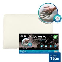 Travesseiro Nasa X -13cm - Espuma Viscoelática - Macio e Confortável