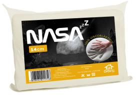 Travesseiro Nasa Z 14cm Altura Espuma Viscoelástica Antifungos Lar Conforto
