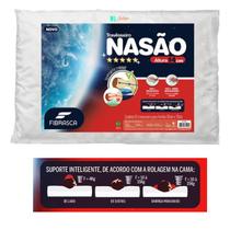 Travesseiro Nasão Fibrasca 40x60x14 - Com uma Face Viscoeláticae na outra Espuma Com Gomos massageadores