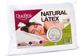 Travesseiro Natural Latex Flocos Duoflex