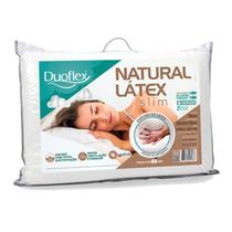 Travesseiro natural látex slim 10 cm duoflex