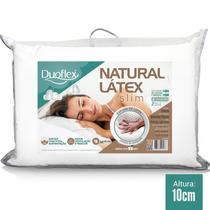 Travesseiro Natural Látex Slim 10cm 50x70cm Duoflex - LN3100
