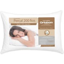 Travesseiro Ortobom 1 Peça 100% 200 Fios 50x70
