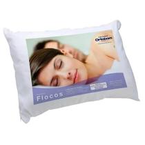 Travesseiro Ortobom com Flocos de Espuma Cor Branco