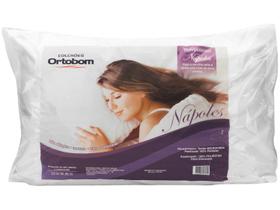 Travesseiro Ortobom de Cabeça 10cm de Altura Macio Poliéster Nápoles