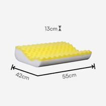 Travesseiro Ortopédico Cervical Coluna Com Capa 55x42x13 Espumix Travesseiro Ortopédico Cervical Coluna Com Capa 55x42x13 Espumix