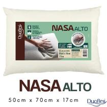 Travesseiro Ortopédico Nasa Alto 50x70x17cm Duoflex Travesseiro Ortopédico Nasa Alto 50x70x17cm Duoflex