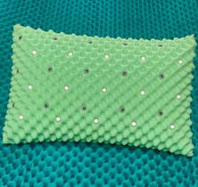 Travesseiro ortopédico turmalina negra íons puro e magnéticos espuma verde anti ácaro - Pillow Star / Star Relax