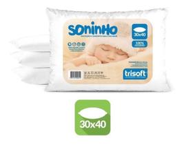 Travesseiro Para Bebê 30x40 Macio Soninho
