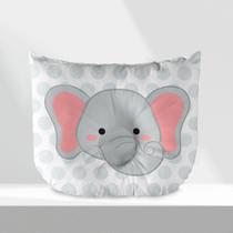Travesseiro para Bebê Anatômico Anti Refluxo Elefante