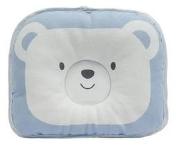 Travesseiro Para Bebê Anatômico Ursinho Azul - Buba