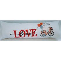 Travesseiro para Corpo 1,45x0,45m Infantil - Love Bicicleta