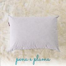 Travesseiro Pena E Pluma Natural - I Wanna Sleep - 20% Pluma de Ganso e 80% Pena de Ganso