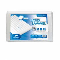 Travesseiro Performance de Látex Lavável Plus Sintético 50x70 Dupla Face - Fibrasca