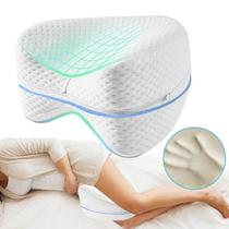 Travesseiro Pernas Ortopédico Lavável Alinhamento Da Coluna - Leg Pillow
