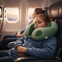 Travesseiro Pescoço Adulto Memory Foam Premium Para Viagens Travesseiro Pescoço Adulto Memory Foam Premium Para Viagens