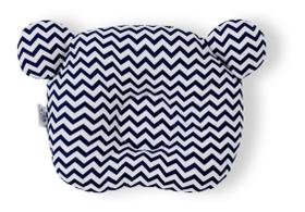 Travesseiro Plagiocefalia Para Bebe Cabeça Chata - ZIG ZAG AZUL