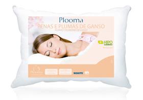 Travesseiro Plooma 50% Plumas 50% Penas de Ganso 50x70cm Hipoalergênico