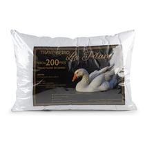 Travesseiro Pluma de Ganso 70x50 tradicional cor branco