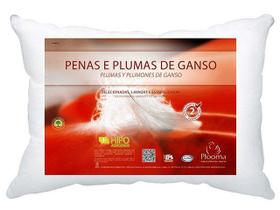Travesseiro Pluma e Pena de Ganso 50x70cm 233 Fios Premium Plooma