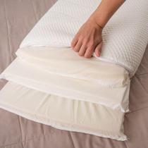 Travesseiro Premium Adaptive 50x70cm 3 Camadas Viscoelástica Látex Hipersoft - F.A. Colchões Travesseiro Premium Adaptive 50x70cm 3 Camadas Viscoelástica Látex Hipersoft - F.A. Colchões